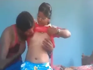 Blistering desi north indian couple fucking XXX layer appearance